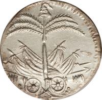 obverse of 25 Centimes - Western Republic (1813 - 1816) coin with KM# 12 from Haiti.