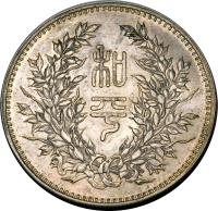 reverse of 1 Yuan - Duan Qirui (1924) coin with K# 683 from China.