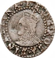 obverse of 1 Penny - Elizabeth I (1601 - 1602) coin with SP# 2587 from England.