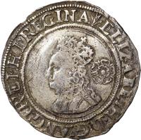 obverse of 6 Pence - Elizabeth I (1561 - 1562) coin with SP# 2561 from England.