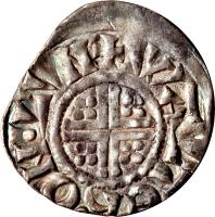 reverse of 1 Penny - Henry II - Short Cross (1180 - 1189) coin with SP# 1345 from England.