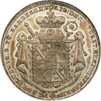 obverse of 1 Conventionsthaler - Franz Ludwig (1795) coin with KM# 146 from German States. Inscription: FRANZ LUDWIG.B.ZU.BAMBERG.U.WÜRZB:D · H · R · R · F · RST.HERZOG Z · FRANKEN