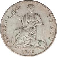 reverse of 1 Conventionsthaler - Ludwig I - Bavarian Family (1830) coin with KM# 750 from German States.