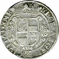 reverse of 28 Stuber - Ferdinand II (1624 - 1637) coin with KM# 10 from German States.