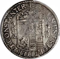 reverse of 1/3 Thaler - Johann Georg (1668 - 1673) coin with KM# 67 from German States.