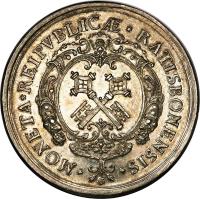 reverse of 2 Thaler - Karl VI (1711 - 1740) coin with KM# 218 from German States.