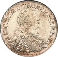 obverse of 1 Thaler - Franz I (1756) coin with KM# 372 from German States.