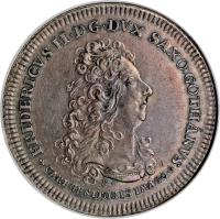 obverse of 1 Thaler - Friedrich II (1723) coin with KM# 228 from German States.