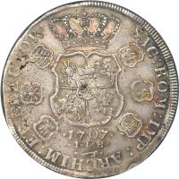 reverse of 1 Thaler - Friedrich August I (1706 - 1707) coin with KM# 750 from German States.