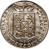 obverse of 1/24 Thaler - Xavier (1764 - 1768) coin with KM# 967 from German States.