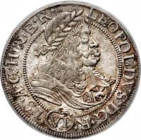 obverse of 6 Kreuzer - Leopold I (1672 - 1693) coin with KM# 507 from German States.