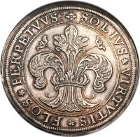 reverse of 1 Thaler (1616) coin with KM# 306 from German States.