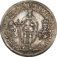 obverse of 2 Thaler - Maximilian (1614) coin with KM# 30 from German States.