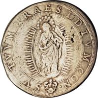 reverse of 1 Piastra - Urban VIII (1634 - 1643) coin with KM# 184 from Italian States.