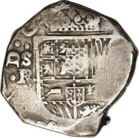 obverse of 8 Reales - Felipe IV (1622 - 1665) coin with KM# 80 from Spain.
