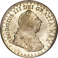 obverse of 3 Shillings - George III - Bank Token (1811 - 1812) coin with KM# Tn4 from United Kingdom. Inscription: GEORGIUS III DEI GRATIA REX