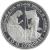 reverse of 100 Cordobas - United States of America (1975) coin with KM# 35 from Nicaragua. Inscription: HOMENAJE A LOS ESTADOS UNIDOS DE AMERICA 1776 1976 100 CORDOBAS