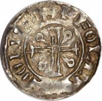 reverse of 1 Penny - William II - Voided Cross (1092 - 1095) coin with SP# 1260 from England.