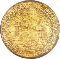 obverse of 1 Sovereign - Elizabeth I (1560 - 1561) coin with SP# 2512 from England.