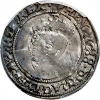 obverse of 1 Groat - Henry VIII (1547 - 1551) coin with SP# 2403 from England.