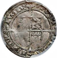 reverse of 1 Groat - Henry VIII (1547 - 1551) coin with SP# 2403 from England.