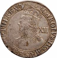 obverse of 12 Pence - Charles I (1632 - 1633) coin with SP# 2789 from England.