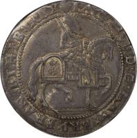 obverse of 1 Crown - James I (1624) coin with SP# 2664 from England.