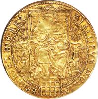 obverse of 30 Shillings - James I (1621 - 1623) coin with SP# 2632 from England.