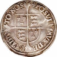 reverse of 1 Groat - Philip & Mary (1553 - 1554) coin with SP# 2508 from England.