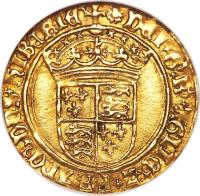 reverse of 1 Crown - Henry VIII (1509 - 1526) coin with SP# 2273 from England.