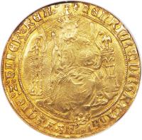 obverse of 1 Sovereign - Henry VIII (1544 - 1547) coin with SP# 2290 from England.