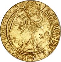 obverse of 1 Angel - Henry VII (1505 - 1509) coin with SP# 2187 from England.