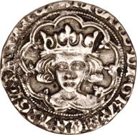 obverse of 1 Groat - Richard III (1483 - 1484) coin with SP# 2157 from England.