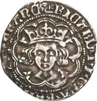 obverse of 1 Groat - Richard III (1483 - 1485) coin with SP# 2156 from England.