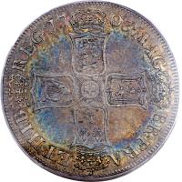 reverse of 1 Crown - Anne (1703) coin with SP# 3576 from England.