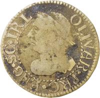 obverse of 1 Farthing - The Commonwealth of England (1657 - 1658) coin with SP# 3230 from England.