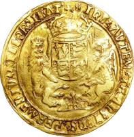 reverse of 1 Sovereign - Henry VI - Southwark mint (1544 - 1547) coin with SP# 2291 from England.