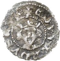 obverse of 1 Farthing - Edward I (1279) coin with SP# 1450 from England.