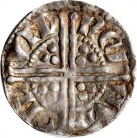 reverse of 1 Penny - Henry III - Voided Long Cross (1251 - 1272) coin with SP# 1373 from England.