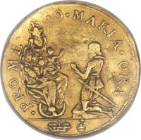 reverse of 2 Ducat - Maximilian I - Trade Coinage (1642 - 1647) coin with KM# 275 from German States.