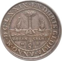 reverse of 2/3 Thaler - Johann Friedrich (1679) coin with KM# 224 from German States.