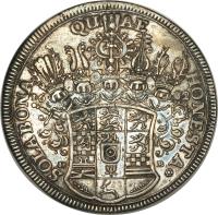 reverse of 1 Thaler - Ernst August (1682) coin with KM# 294 from German States.