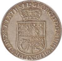 obverse of 2/3 Thaler - George II (1730 - 1749) coin with KM# 228 from German States.