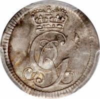 obverse of 2 Mariengroschen - George I (1717 - 1726) coin with KM# 124 from German States.