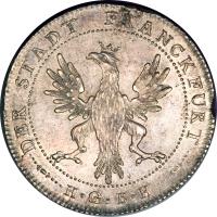 obverse of 1 Conventionsthaler (1796) coin with KM# 288 from German States.