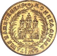 reverse of 1 Dukat - Joseph I - Trade Coinage (1706 - 1711) coin with KM# 339 from German States.