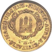 reverse of 1 Dukat - Karl VII - Trade Coinage (1742 - 1745) coin with KM# 394 from German States.