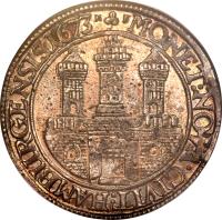 reverse of 32 Schilling - Leopold I (1673) coin with KM# 263 from German States.