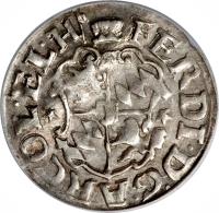 obverse of 1/24 Thaler - Ferdinand (1613 - 1618) coin with KM# 24 from German States.