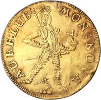 reverse of 2 Ducat - August Friedrich - Trade Coinage (1656 - 1716) coin with KM# 89 from German States.